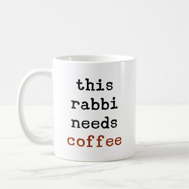 le rabbin a besoin d'une tasse de café (Gauche)
