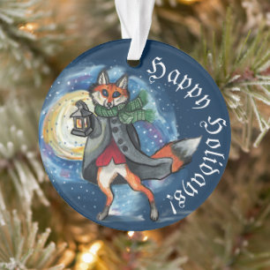 Le renard lunaire en vacances de neige