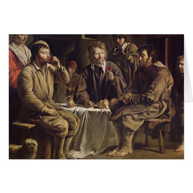 Le repas du paysan, 1642 (Devant horizontal)