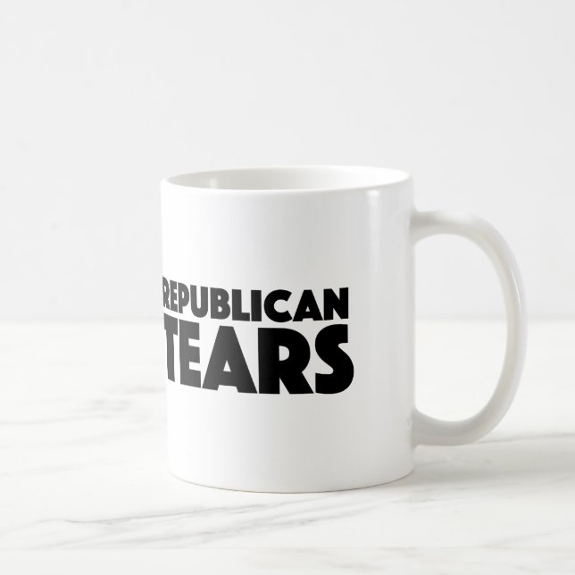 Le républicain déchire la pro tasse de Démocrate (Droite)