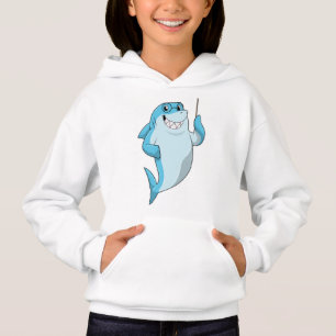 Le requin comme enseignant avec pointeur