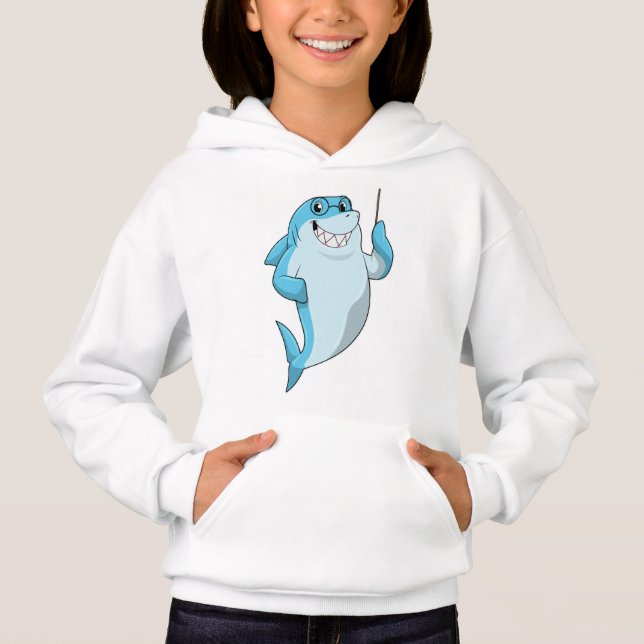 Le requin comme enseignant avec pointeur (Devant)