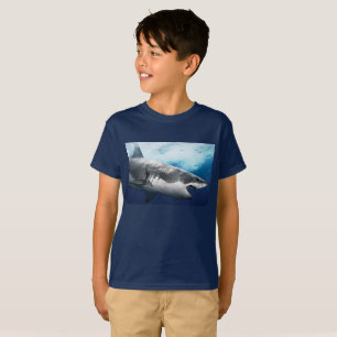 Le requin de Taureau unisexe badine le T-shirt