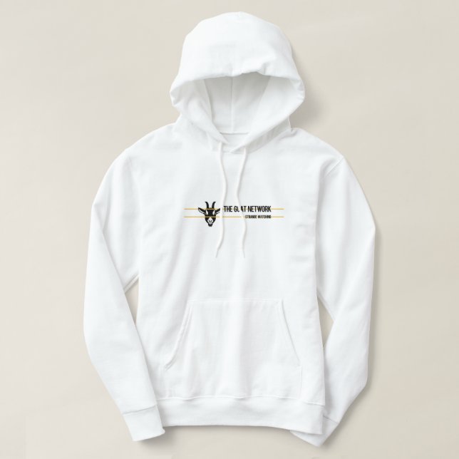 Le réseau de chèvres - Sweat - shirt à capuche de  (Design devant)