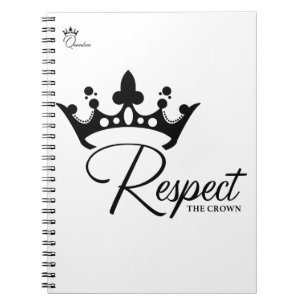 Le respect du royaume le carnet de notes à spiral