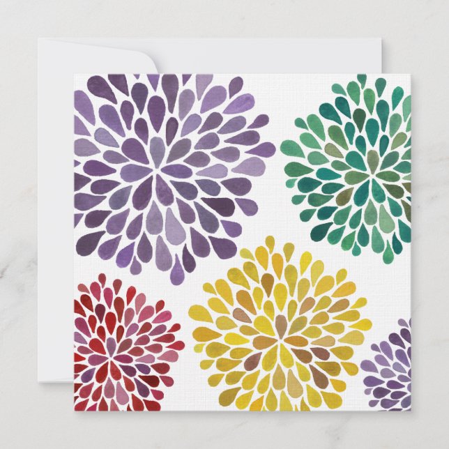 Le ressort de mariage se développe invitation (Devant)