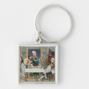 Le Restaurant, pub. by Rodwell and Martin, 1820 (c Keychain
