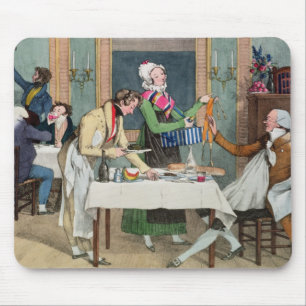 Le Restaurant, pub. by Rodwell and Martin, 1820 (c Mouse Pad