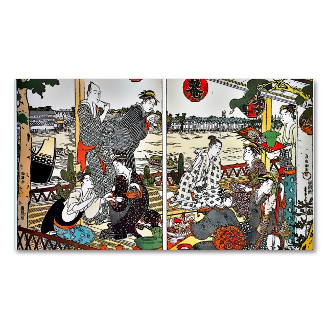 Le Restaurant Shikian, version Comics Magnetic Business Card (Front)