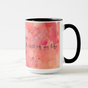 Le reste de ma vie rire 15 oz Ringer Mug