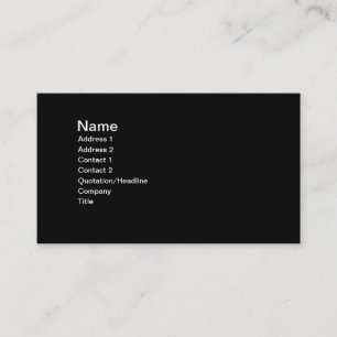 Le résumé pointille le carte de visite de la