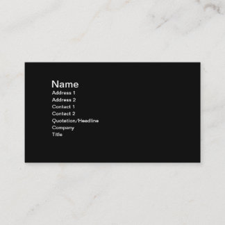 Le résumé pointille le carte de visite de la