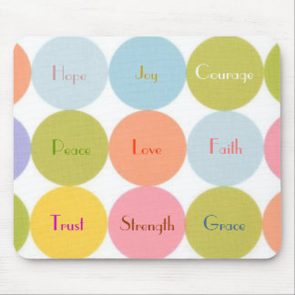 Le rétro mod pointille le TAPIS DE SOURIS