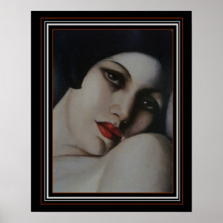 Le rêve - Art déco Imprimer par Tamara de Lempicka