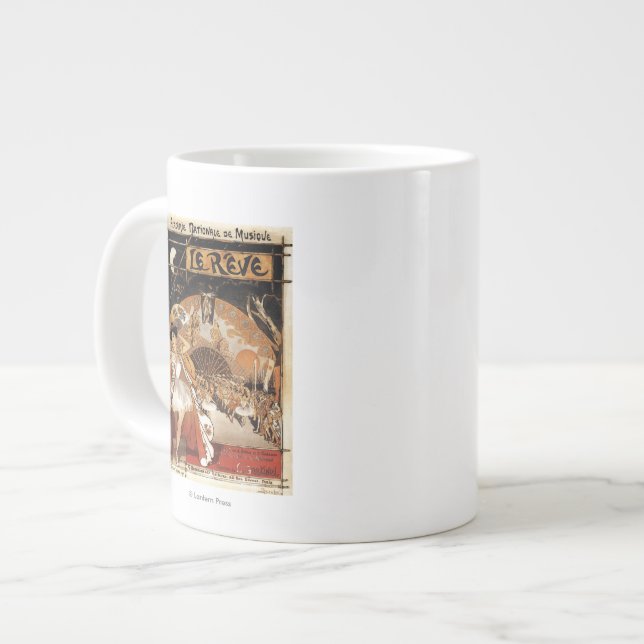 Le Reve Ballet Performance Opera House Large Coffee Mug (Front Left)