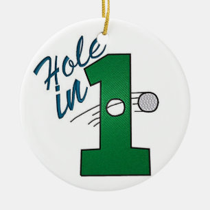 **LE RÊVE DE GOLFER** ORNEMENT DE NOËL