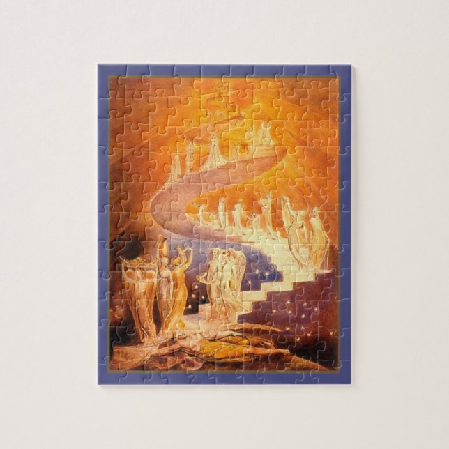Le rêve de Jacob Par William Blake Jigsaw Puzzle (Vertical)
