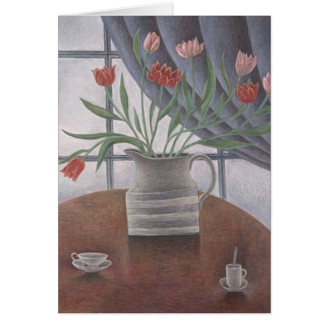 Le rideau en tulipes met en forme de tasse 2002 (Devant)