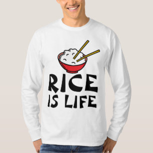 LE RIZ EST LA VIE T-SHIRTS TEE - SHIRTS