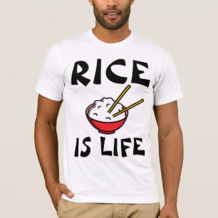 LE RIZ EST LA VIE T-SHIRTS TEE - SHIRTS