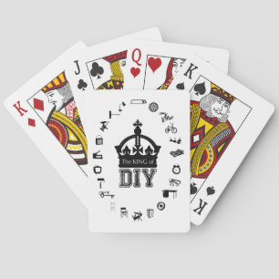 Le roi de do-it-yourself classique cartes à jouer