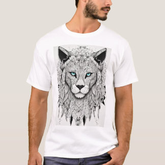 Le Roi de la Jungle : Lion Imprimer T-shirt