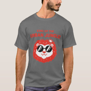 Le Roi de la Jungle Urbaine T-Shirt Lion Cool