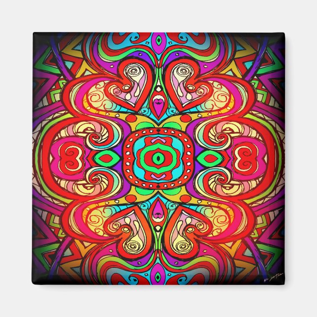 Le Roi Des Coeurs Magnet D'Art (Devant)