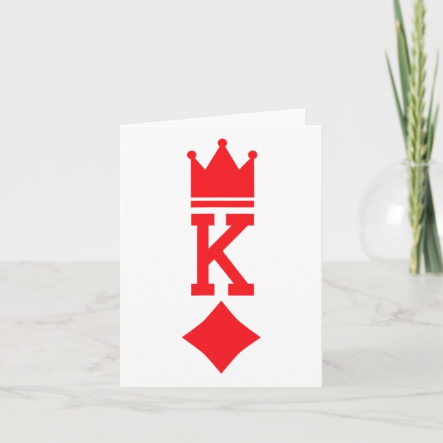 Le Roi Des Diamants Jouer Carte Costume Halloween (Devant)
