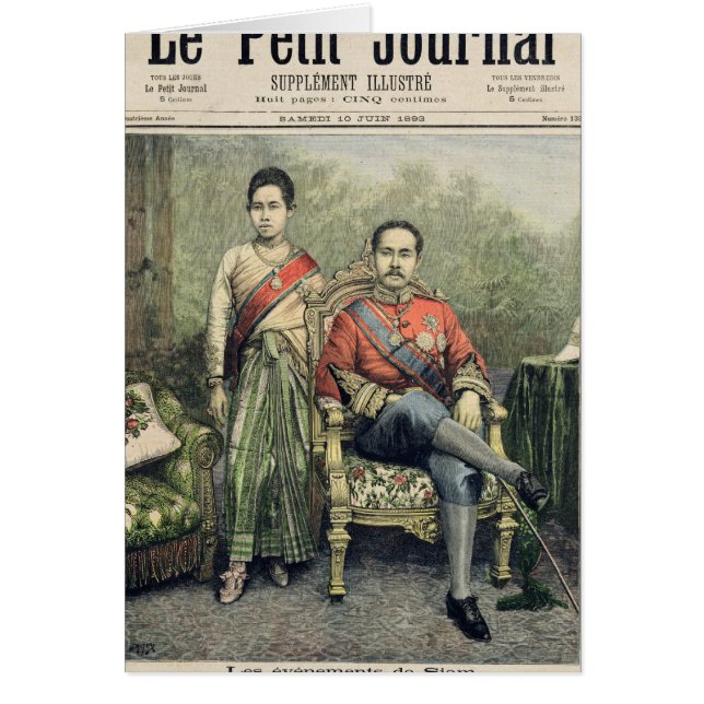 Le roi et la reine du Siam (Devant)