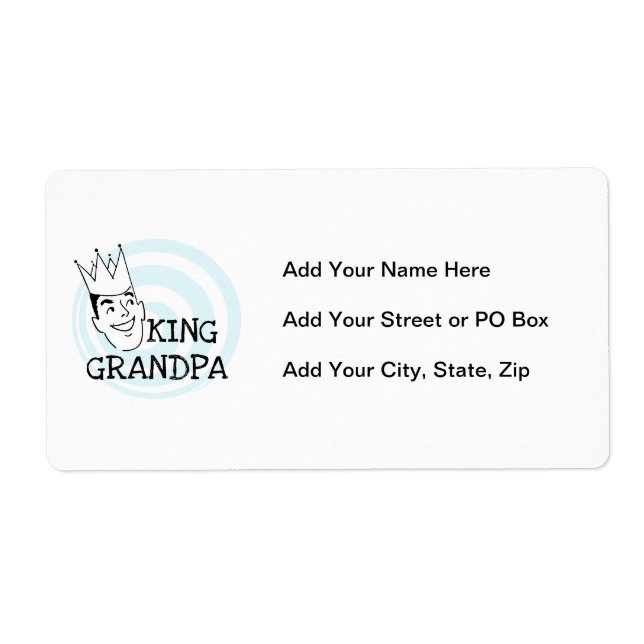 Le Roi Grandpa T-shirts et cadeaux (Devant)