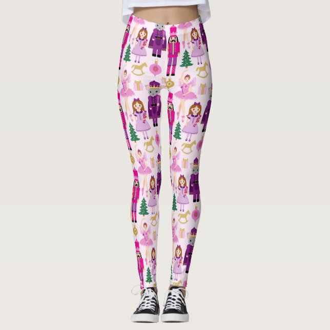 Le Roi Mouse Snowflake Leggings de ballet de (Devant)