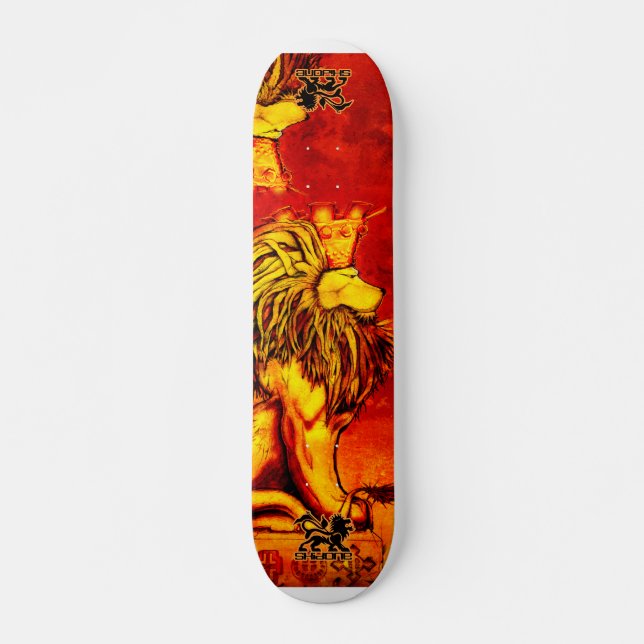 Le Roi Skateboard Skidone de lion (Devant)