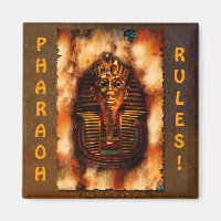 Le roi TUTANKHAMEN Pharaon régit le Magnet d'art é