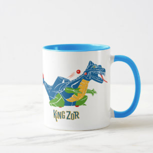 le Roi Zor Dinosaur Mug des années 1960