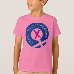 Le rose badine le T-shirt de logo