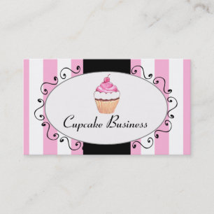 Le rose chic barre le carte de visite de