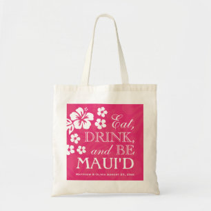 Le rose d'azalée mangent, boisson et soient sac