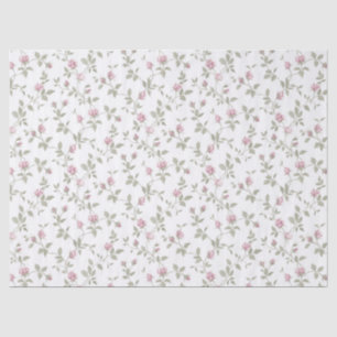 Le rose de rose bourgeonne le papier de soie de
