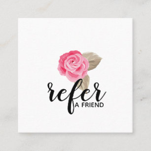 Le rose de rose se réfèrent une carte de référence