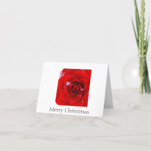 Le rose du carte pour notes de Noël de Sharon