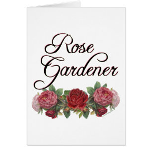 Le rose Gardener dit avec des Roses
