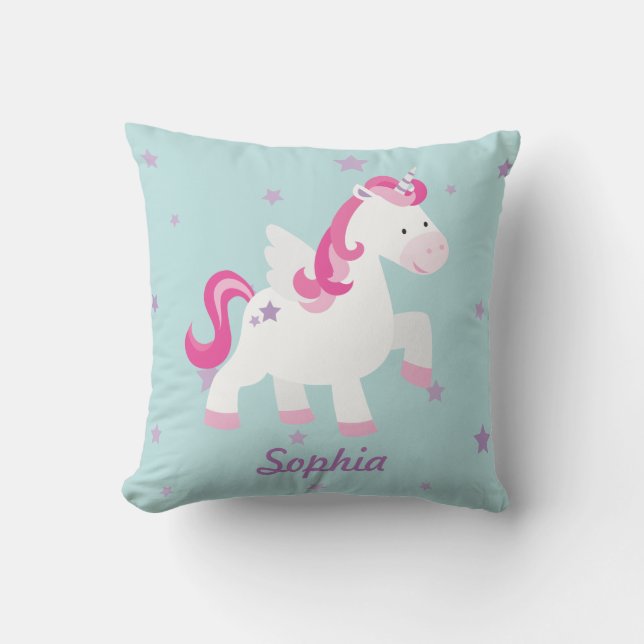 Le rose mignon a personnalisé le coussin magique (Recto)