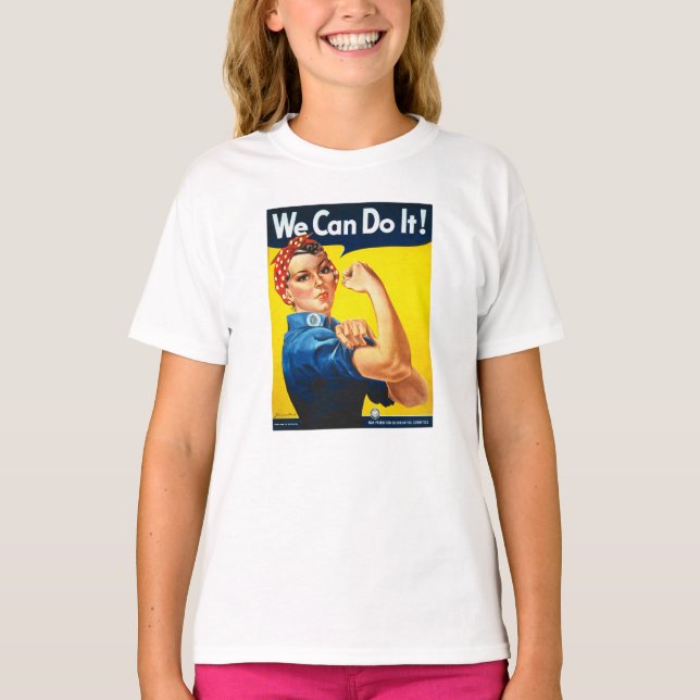 Le Rosy des Femmes, le T-shirt Riveter - Nous pouv (Devant)