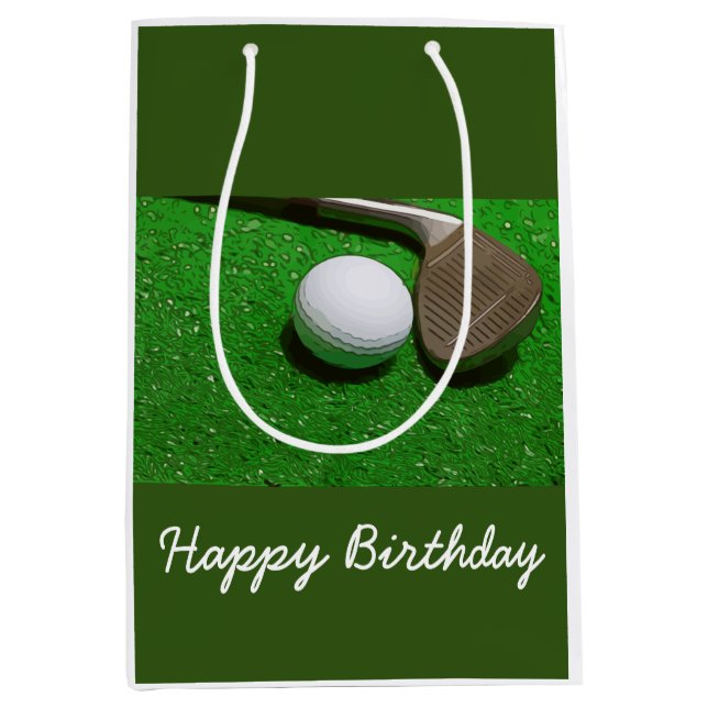 Le sac d'anniversaire du Golf et le ballon de golf (Devant)