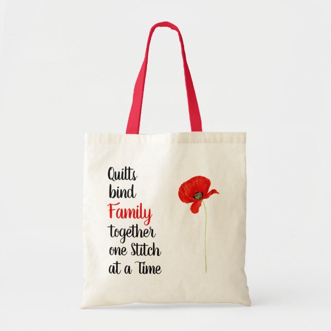 Le Sac fourre-tout de la courtepointe un à un (Devant)