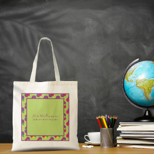 Le Sac fourre-tout de l'enseignant Motif Abstrait