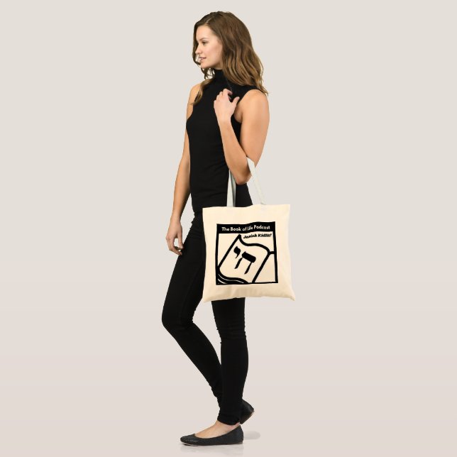 Le sac fourre-tout du logo du Podcast du livre de  (Devant (modèle))