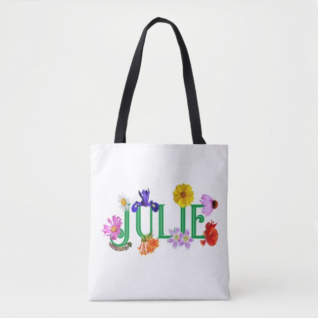 Le Sac fourre-tout "Fleur sauvage" de la copine (Devant)