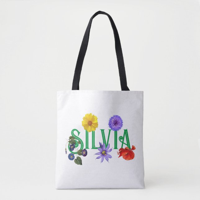 Le Sac fourre-tout Fleur sauvage de la petite amie (Devant)